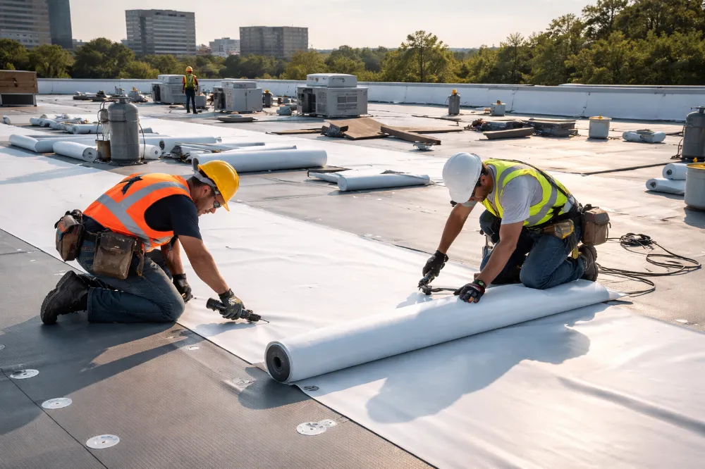 Cost Factors Affecting Single-Ply Roofing Systems 2