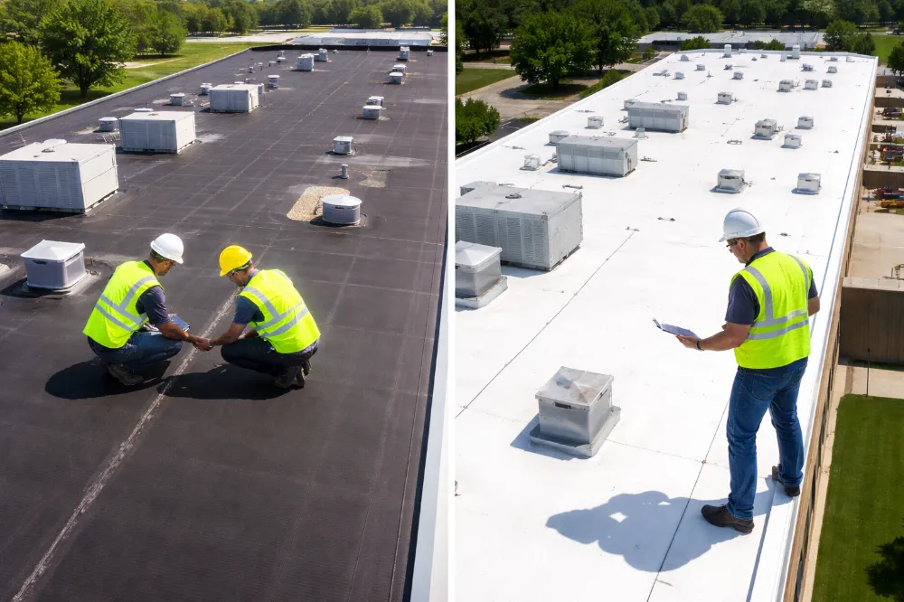 EPDM vs TPO Roof Lifespan Comparison 2